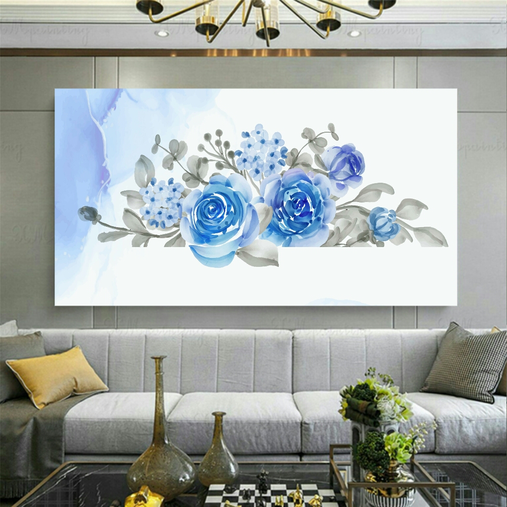 تابلو بوم مدل گل برجسته طرح رز کد AR152