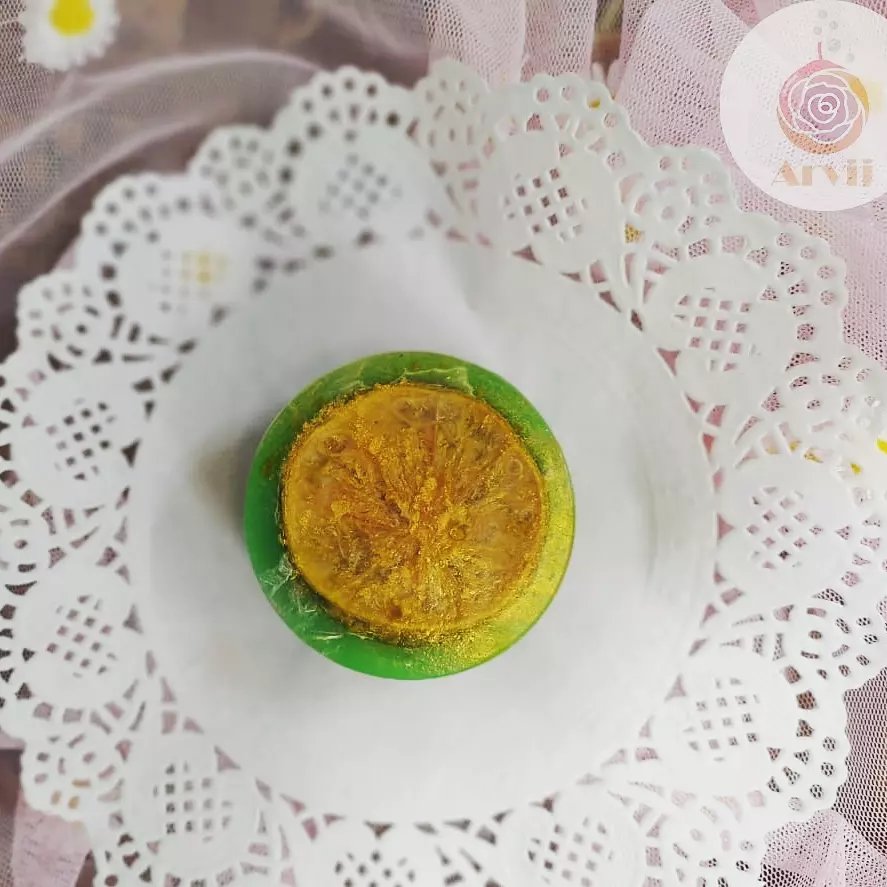 صابون دستساز طبیعی لیمو و خاک رس سبز (50 گرمی)