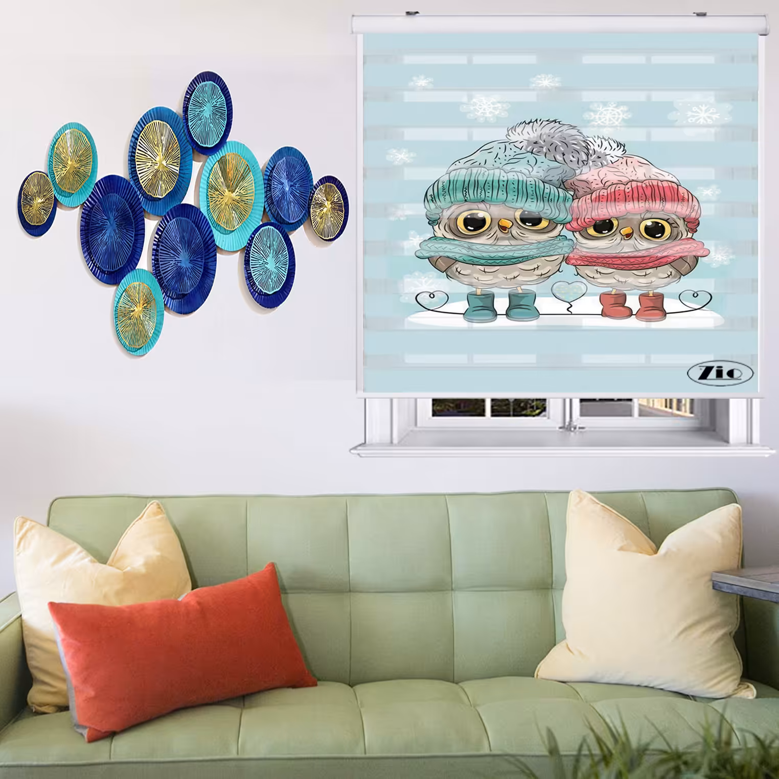 پرده زبرا زیو مدل K3008 سایز 150x200 سانتی متر