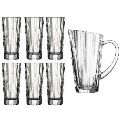 ست پارچ و لیوان 7 پارچه نیود مدل Cristalina