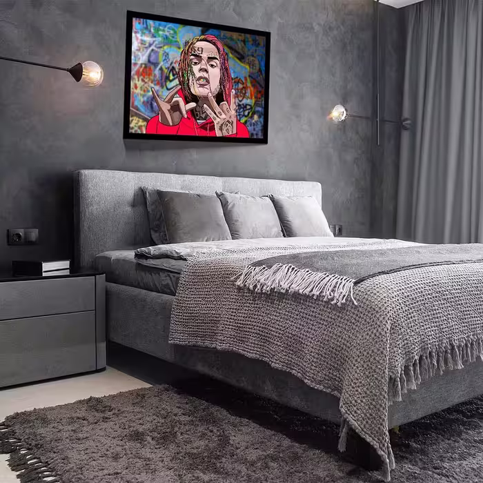 تابلو مدل 6ix9ine کد F-10013