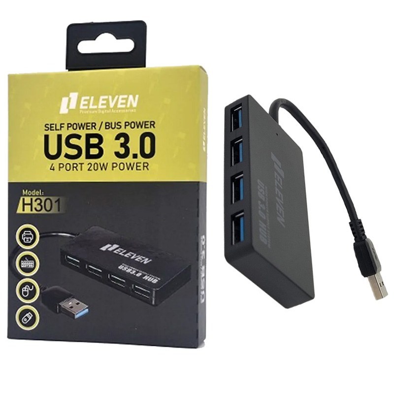 هاب 4 پورت USB 30 ایلون Eleven H301