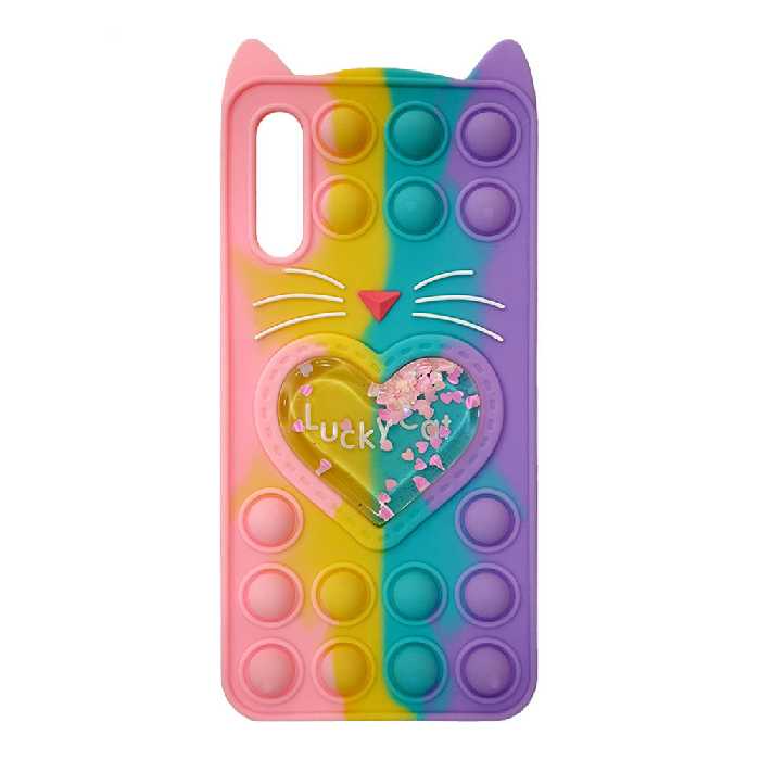 قاب سیلیکونی گربه ای آکواریومی Lucky Cat پاپیتی سامسونگ A50