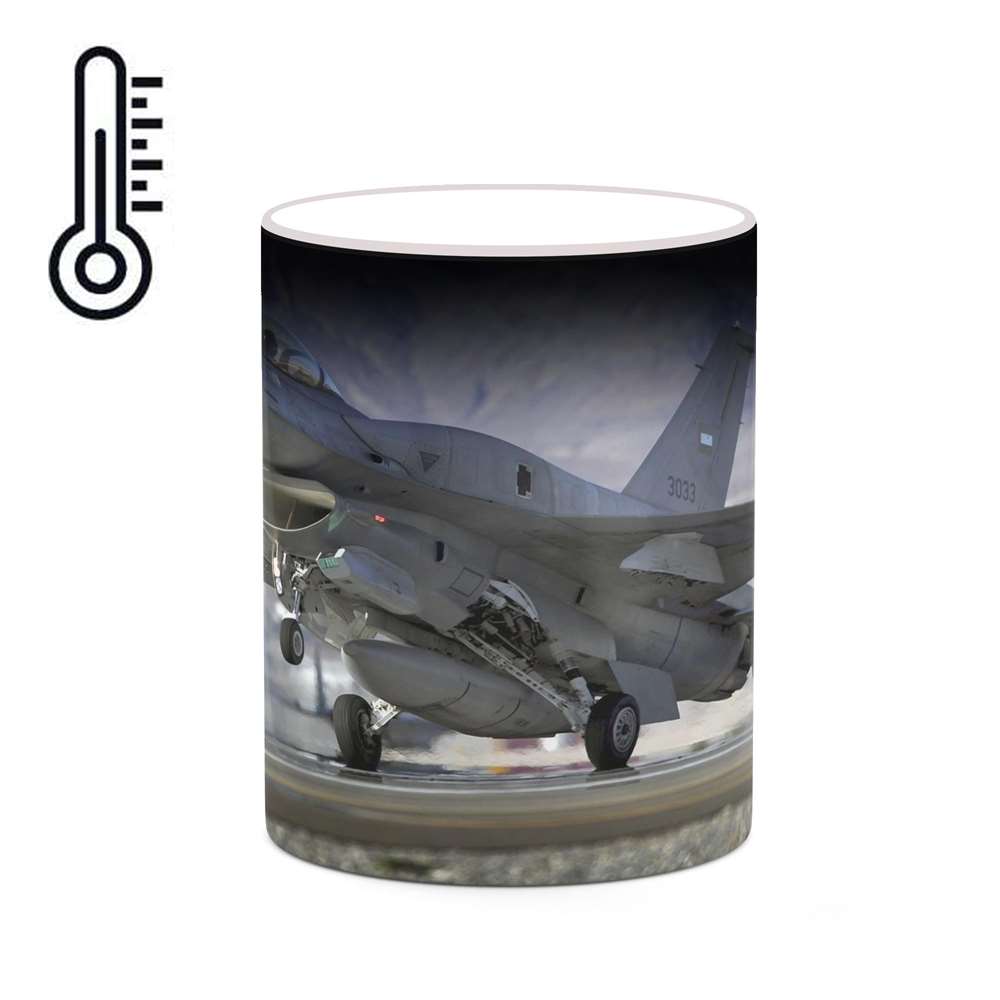 ماگ حرارتی کاکتی طرح هواپیمای جنگنده مدل mgh20369