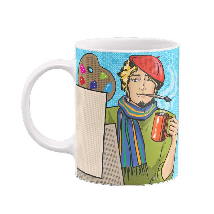 ماگ طرح پاپ آرت کد 95