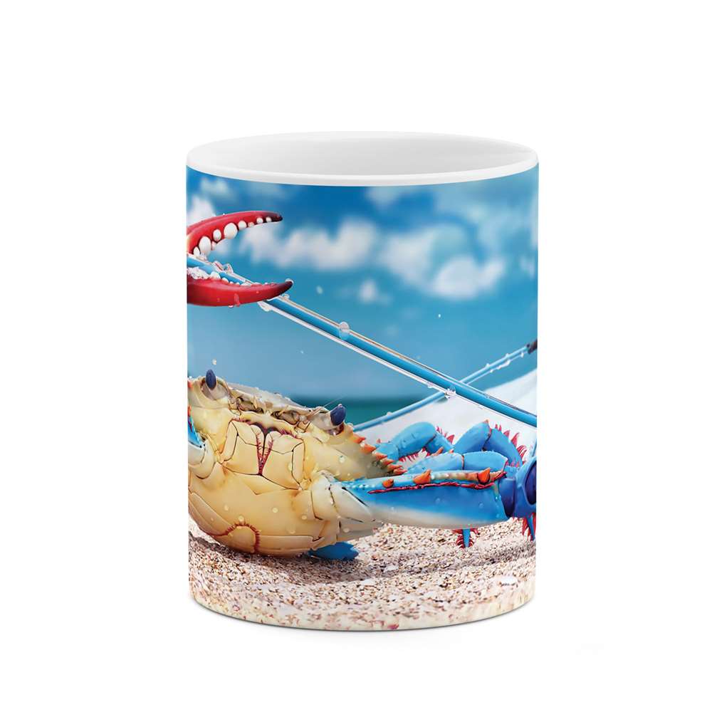 ماگ طرح خرچنگ فانتزی مدل mgs06302