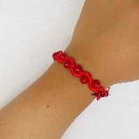 دستبند سنگ مرجان 