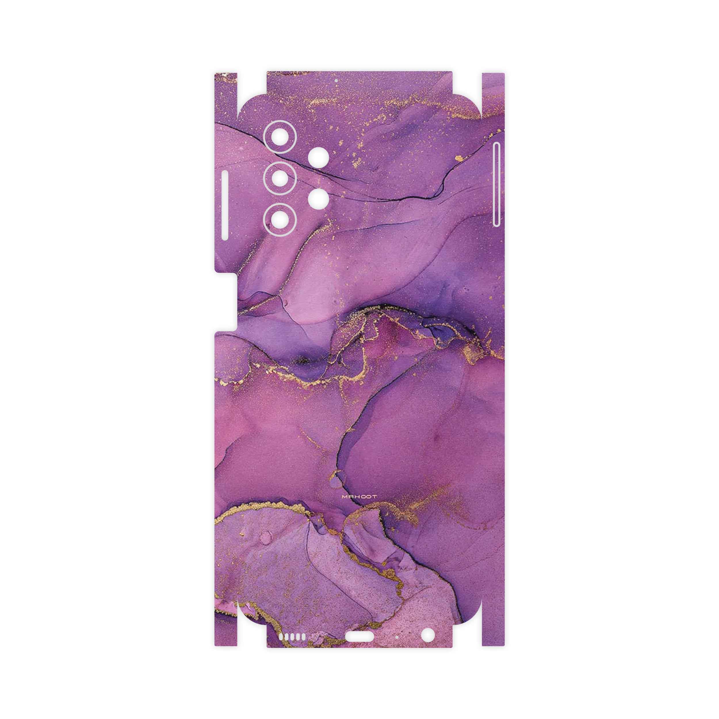 برچسب پوششی ماهوت مدل Purple Marble-FullSkin مناسب برای گوشی موبایل سامسونگ Galaxy A32 5G