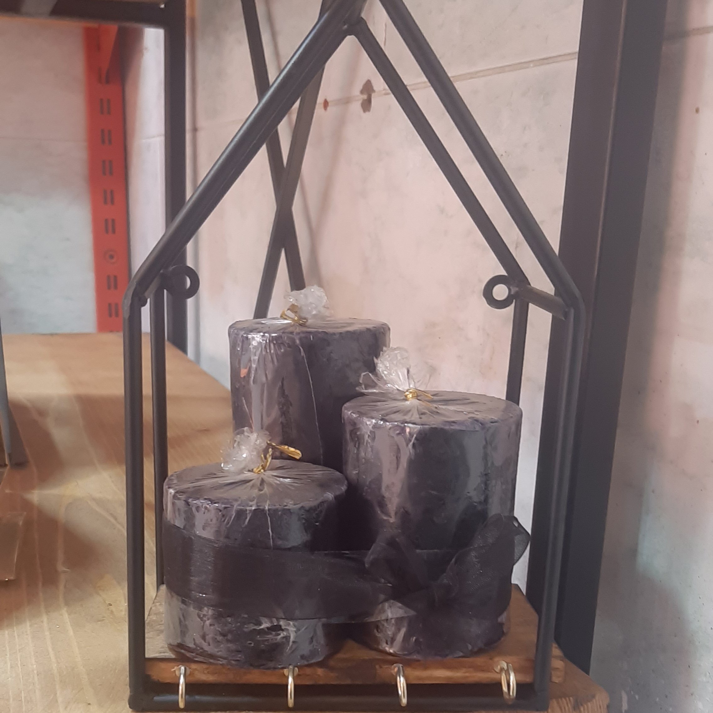 جاکلیدی شلف شمعدانی فلزی