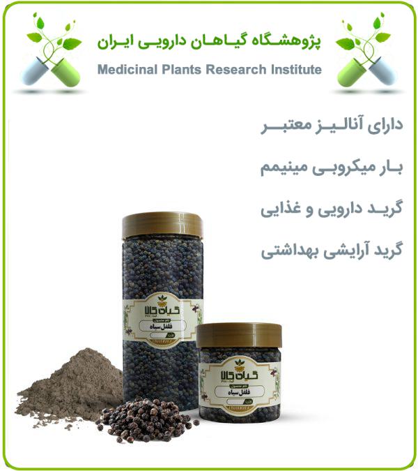 فلفل سیاه خشک یا پودری بسته بندی