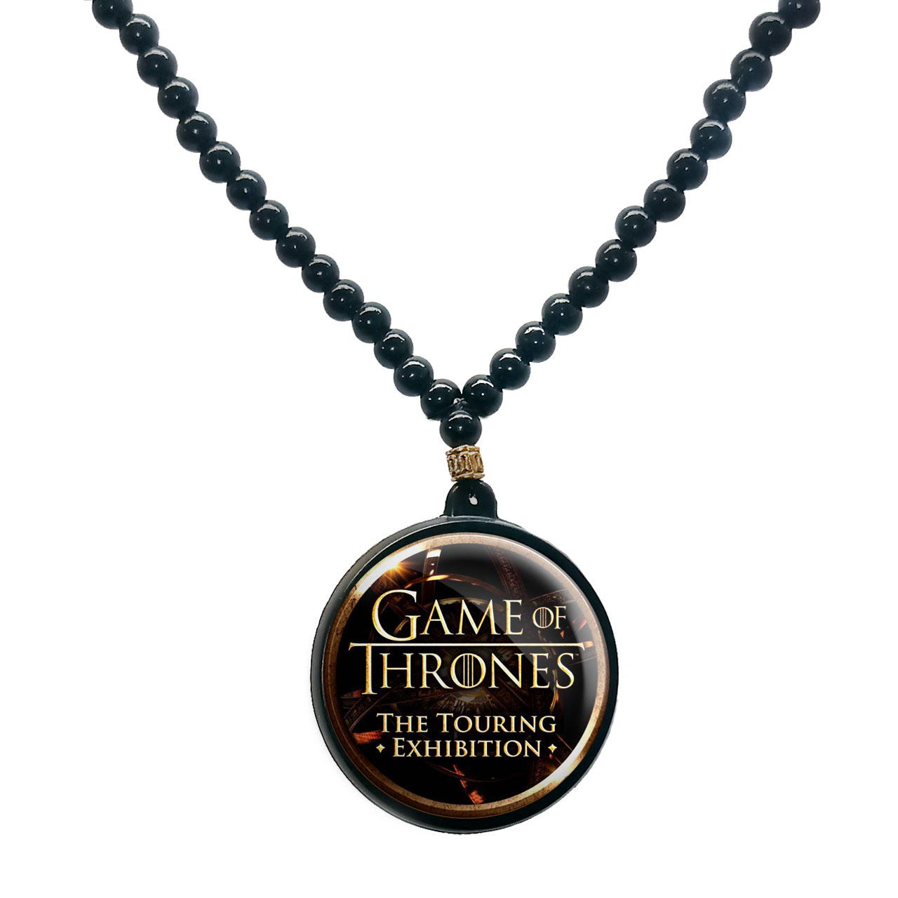 گردنبند پرمانه طرح بازی تاج و تخت کد pmd.2363 مدل دو طرفه