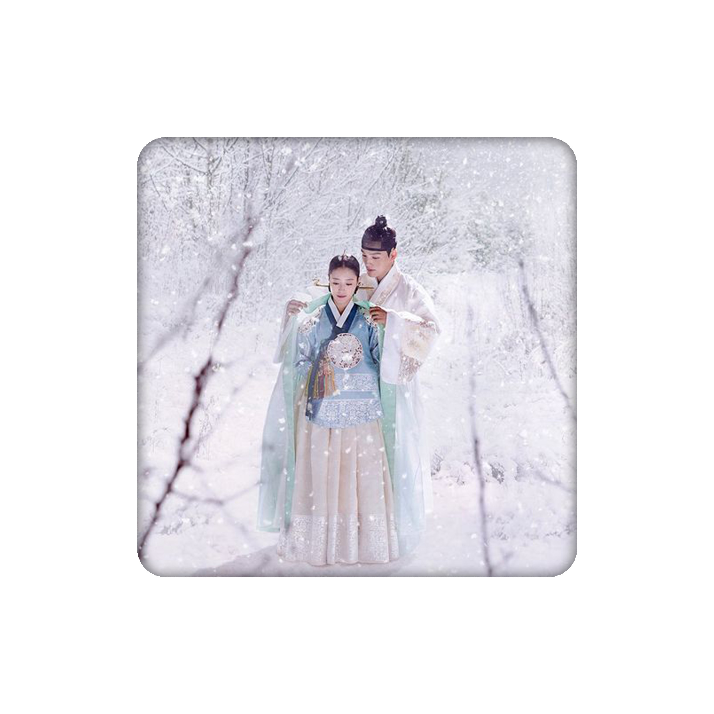 زیرلیوانی طرح سریال کره ای دلقک تاج دار کد 1886463