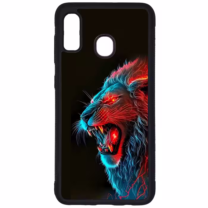 کاور طرح شیر کد G-079 مناسب برای گوشی موبایل سامسونگ Galaxy A20 / A30 | دیجی قاب دونی