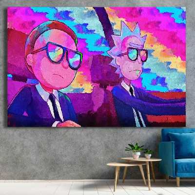 تابلو شاسی طرح ریک و مورتی مدل SDT216