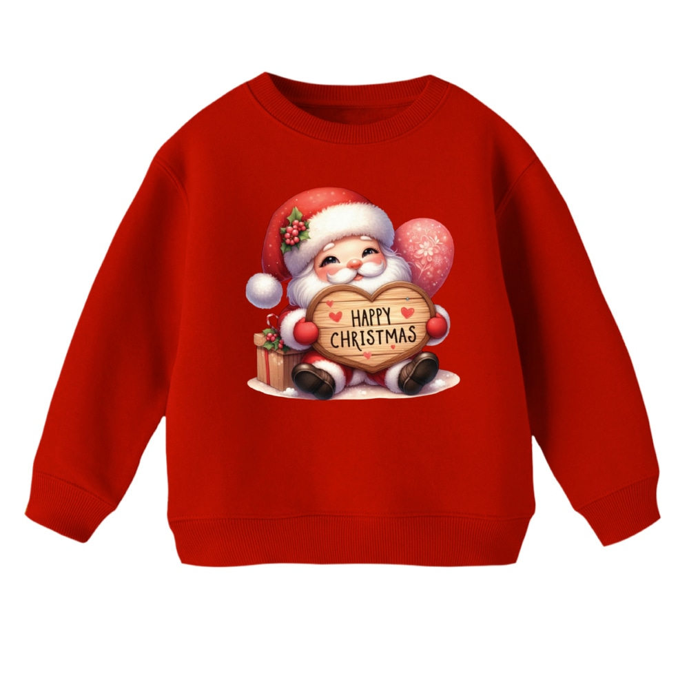 سویشرت بچگانه مدل بابانوئل کریسمس کد 29 رنگ قرمز