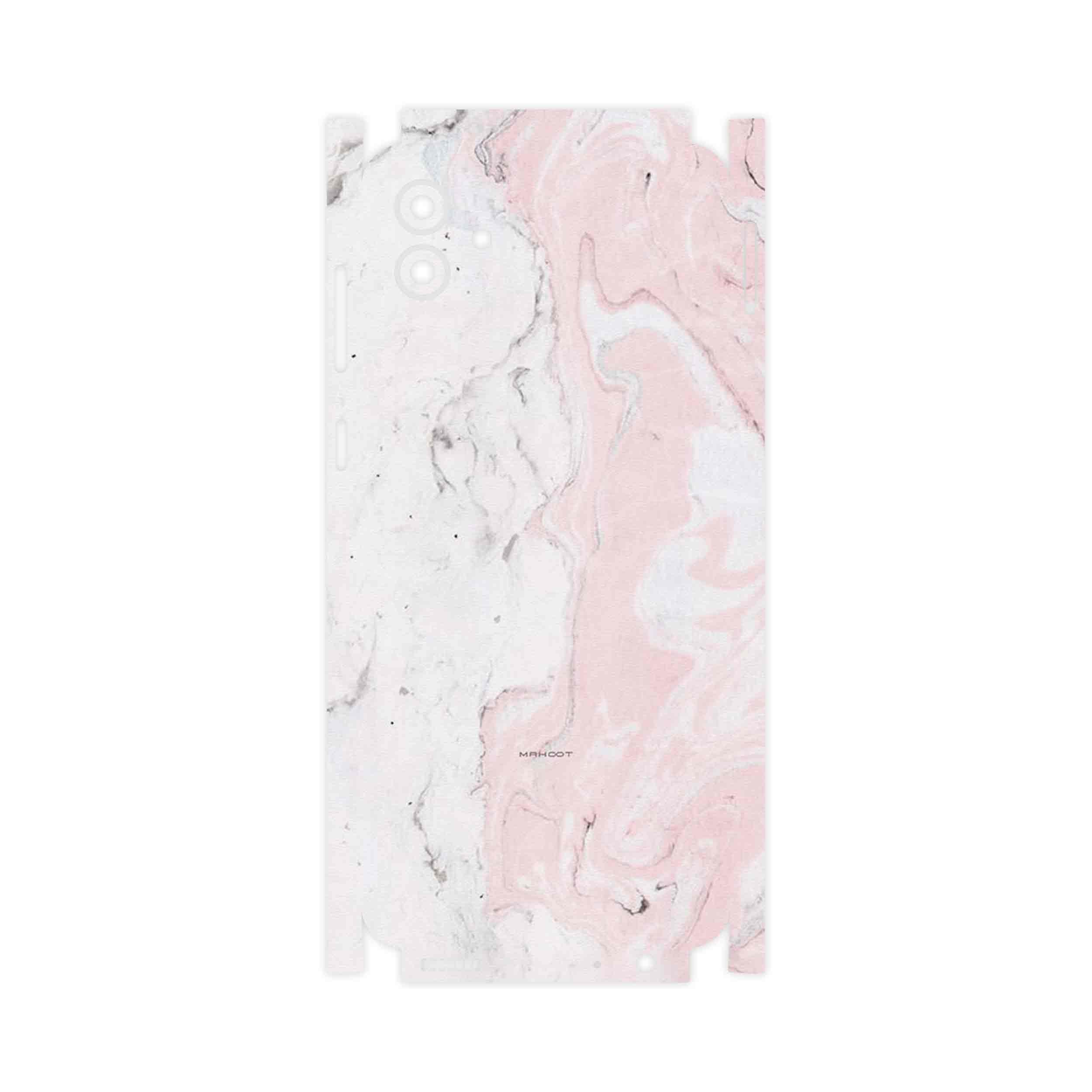 برچسب پوششی ماهوت مدل Blanco_Pink_Marble-FullSkin مناسب برای گوشی موبایل سامسونگ Galaxy A04