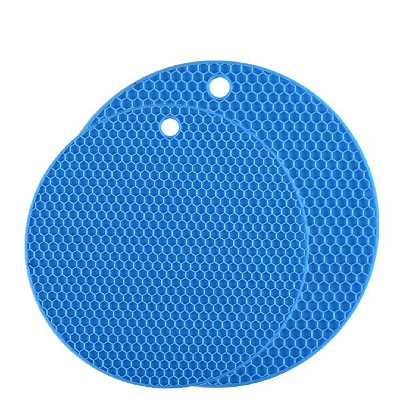 زیربشقابی و زیرقابلمه ای مدل سیلیکونی طرح زنبوری بسته دو عددی