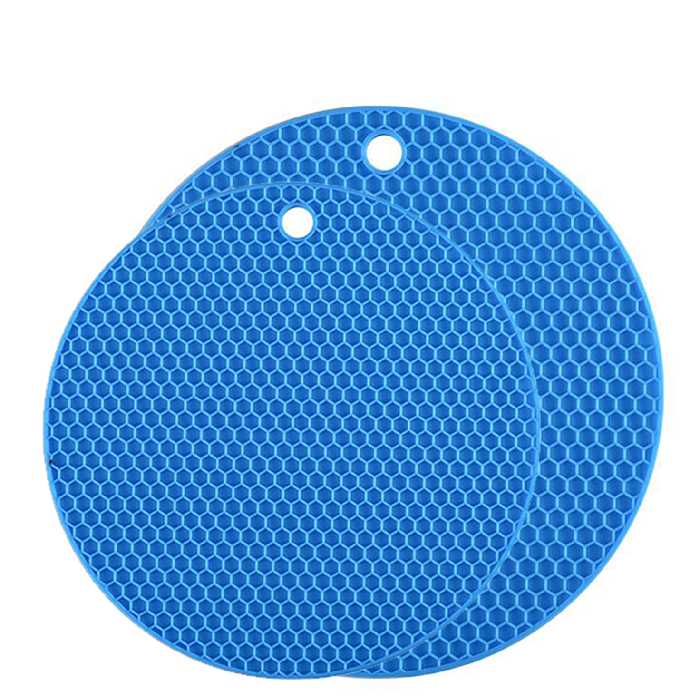 زیربشقابی و زیرقابلمه ای مدل سیلیکونی طرح زنبوری بسته دو عددی