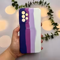 قاب گوشی Galaxy A23 4G سامسونگ سیلیکونی پاک کنی سورا SORA رنگین کمانی کد 79227