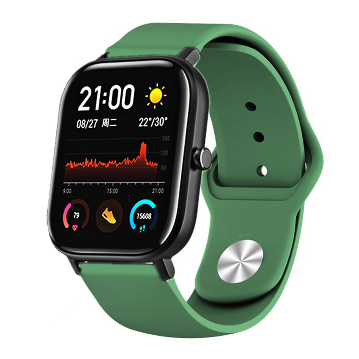 بند گودزیلا مدل Ro-Silic مناسب برای ساعت هوشمند هایلو RS3 LS04