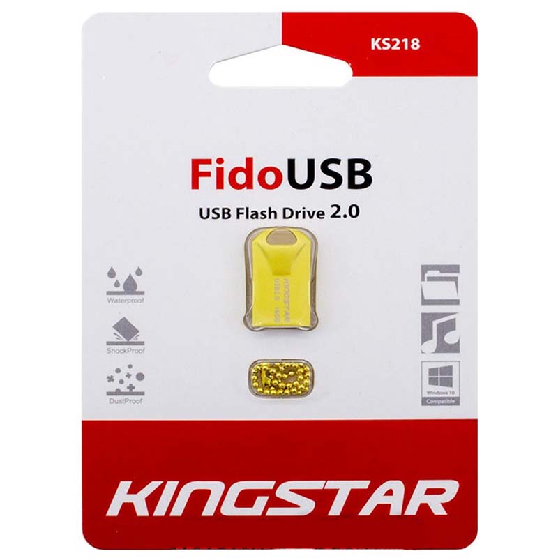 فلش 32 گیگ کینگ استار Kingstar Fido KS218 طلایی