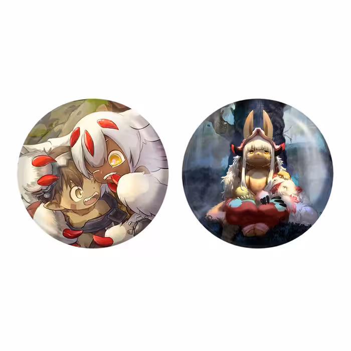 پیکسل خندالو مدل فیوپا  و ریگ و ناناچی انیمه ساخته شده در پرتگاه Made in Abyss کد 2208822093 مجموعه 2 عددی