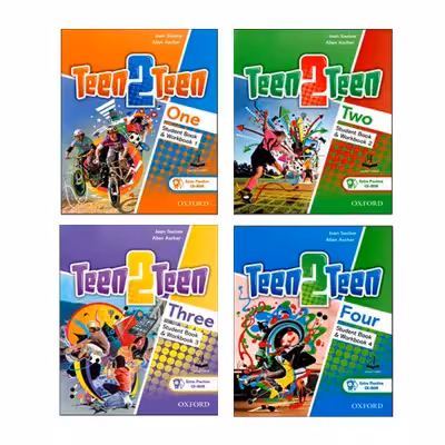 کتاب Teen 2 Teen اثر Joan Saslow and Allen Ascher انتشارات آرماندیس چهار جلدی