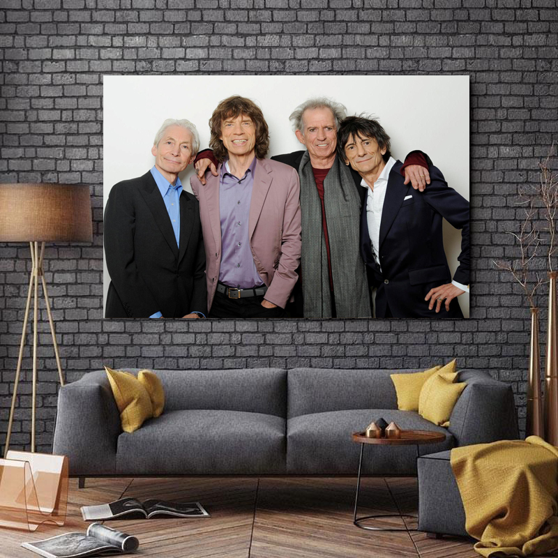 تابلو شاسی طرح بزرگان موسیقی جهان مدل Rolling Stones کد A196