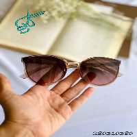 خرید عینک زنانه برند chanel دسته شاين دارای استاندارد UV400 فرم کائوچو همراه کاور و دستمال کد 2415331 - ردگل
