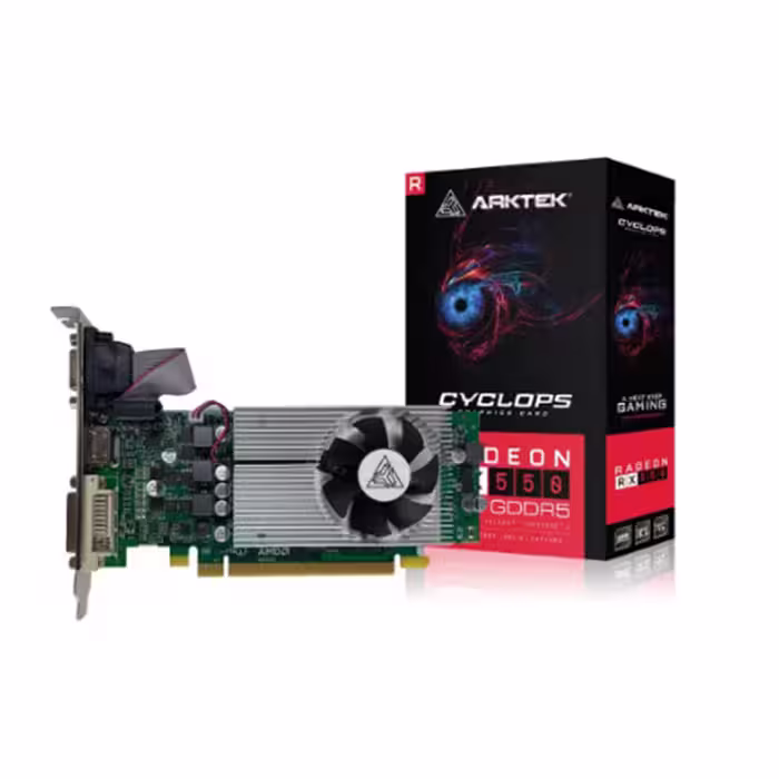 کارت گرافیک آرکتک Arktek Radeon RX550 4G LP