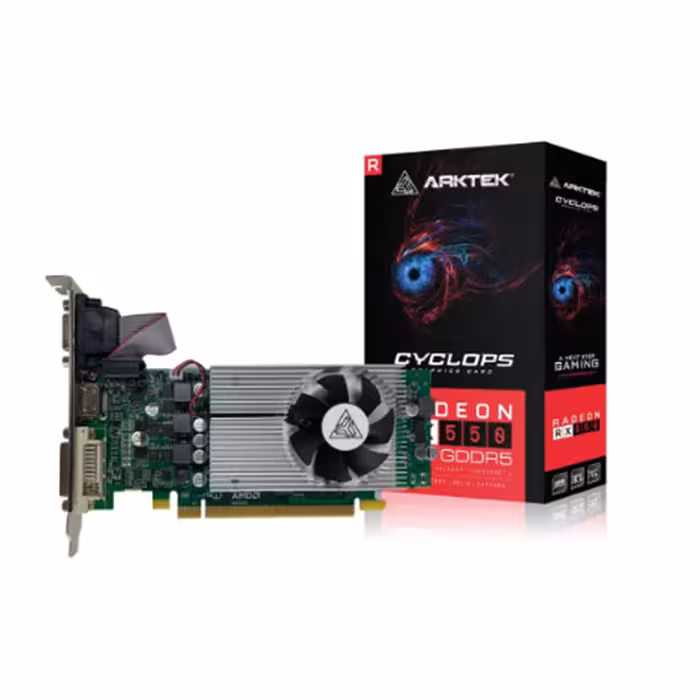کارت گرافیک آرکتک Arktek Radeon RX550 4G LP