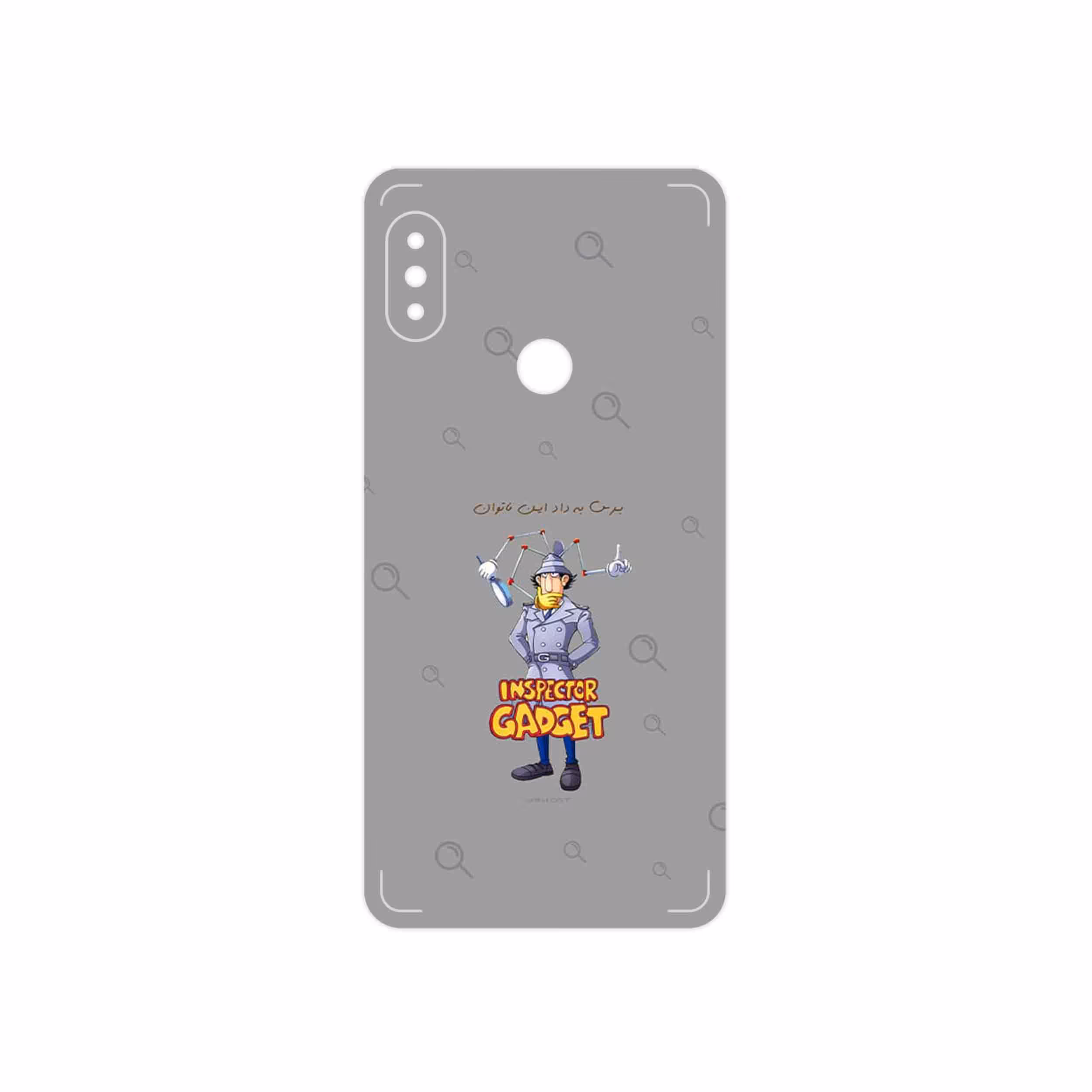 برچسب پوششی ماهوت مدل Inspector Gadget مناسب برای گوشی موبایل شیائومی Redmi Note 5 Pro