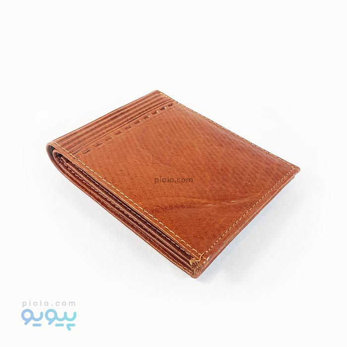 کیف پول مردانه جیبی چرم گاوی ستونی قلمزن کد 301