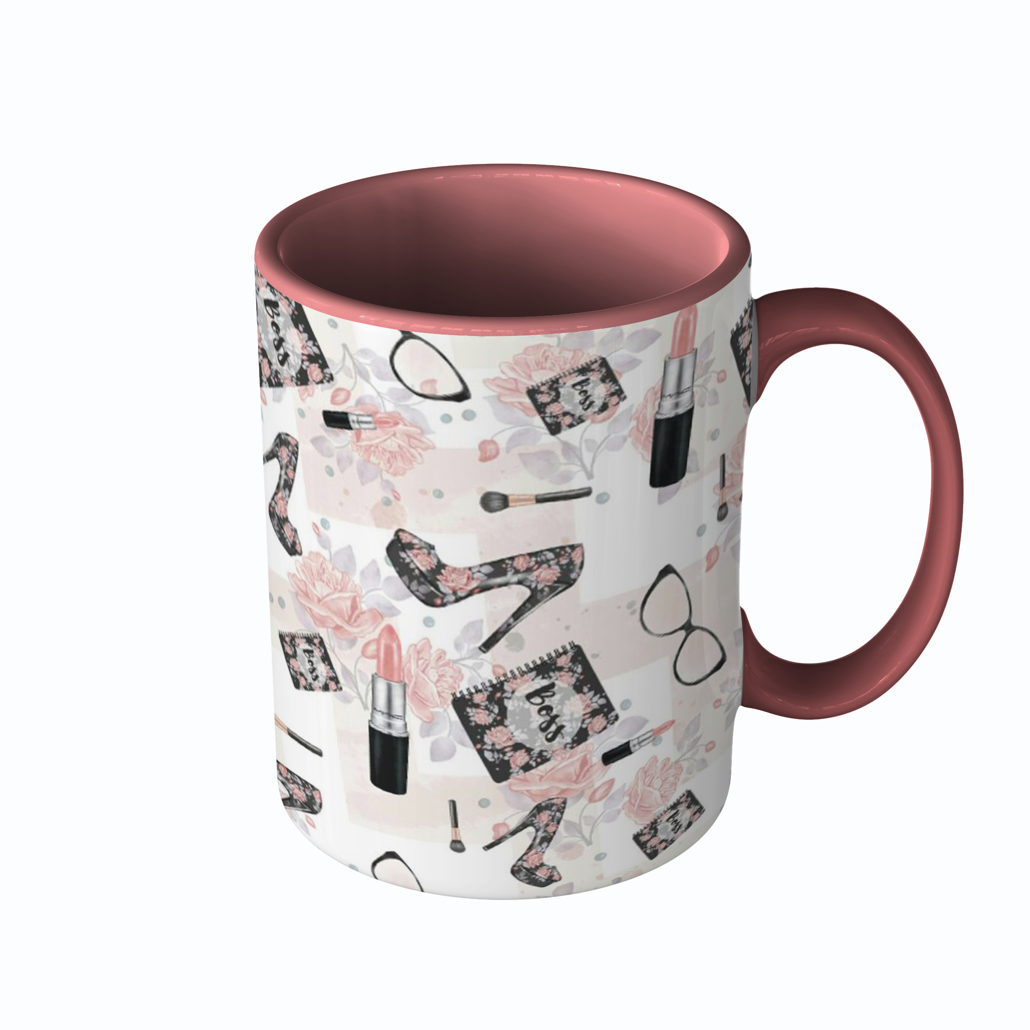 ماگ مدل دخترانه فانتزی میز آرایش طرح فشن 