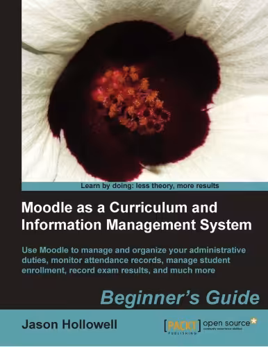 خرید و دانلود نسخه کامل کتاب Moodle as a curriculum and information management system : beginner's guide