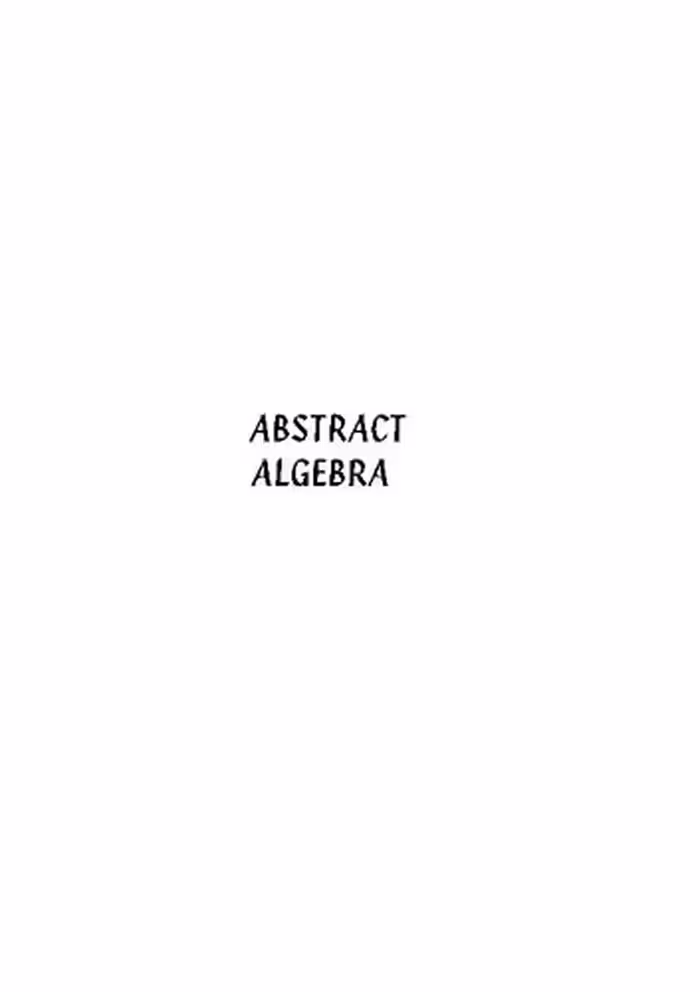 خرید و دانلود نسخه کامل کتاب Abstract Algebra