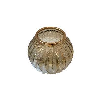 گلدان شیشه ای مدل توپی خورشیدی