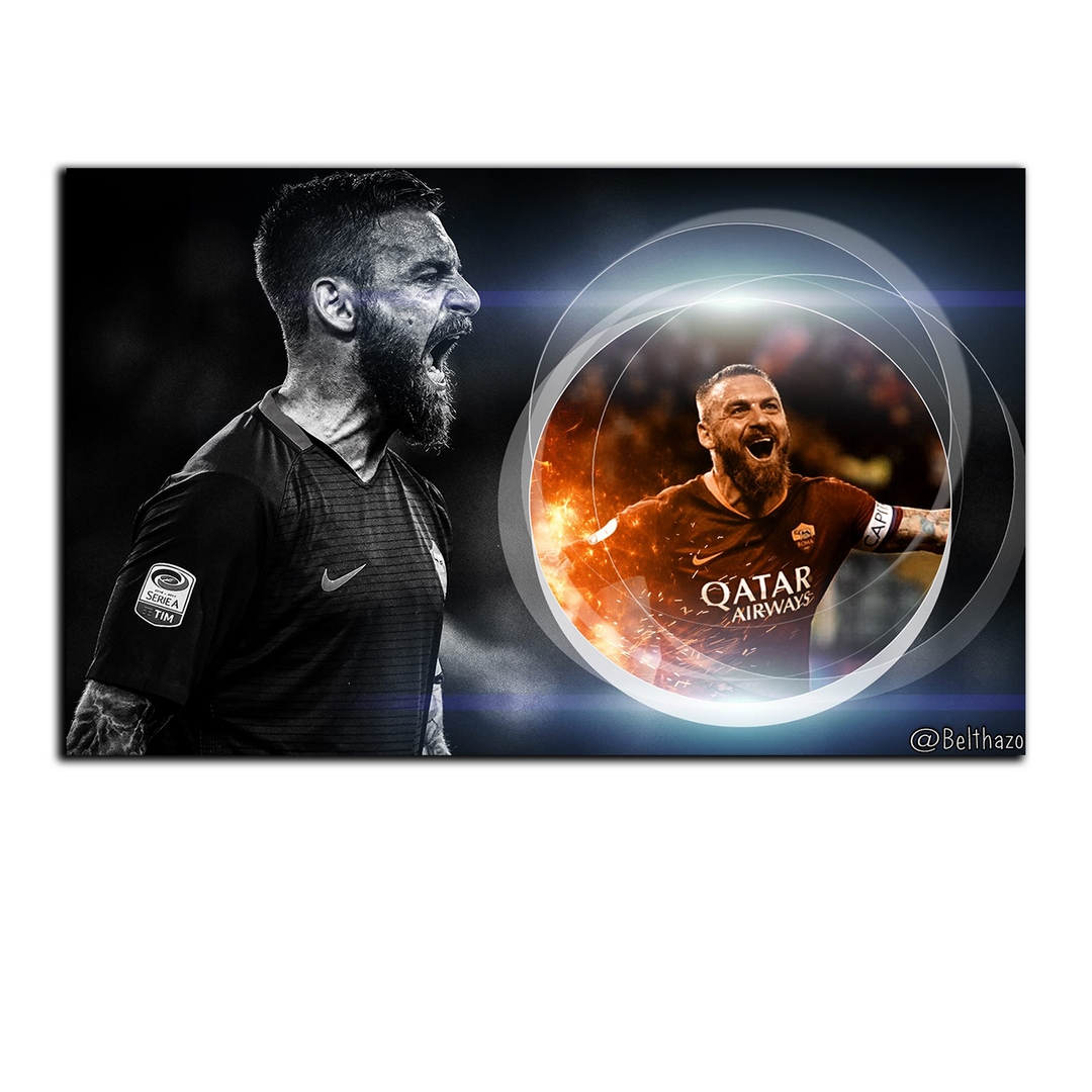 تابلو شاسی بکلیت طرح بازیکن فوتبال باشگاه رم دنیله دروسی مدل SH-S7031