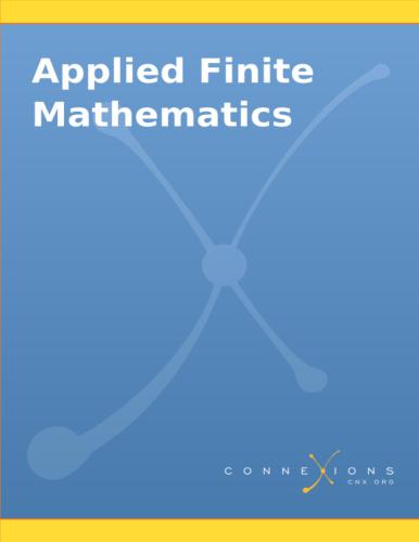 خرید و دانلود نسخه کامل کتاب Applied Finite Mathematics