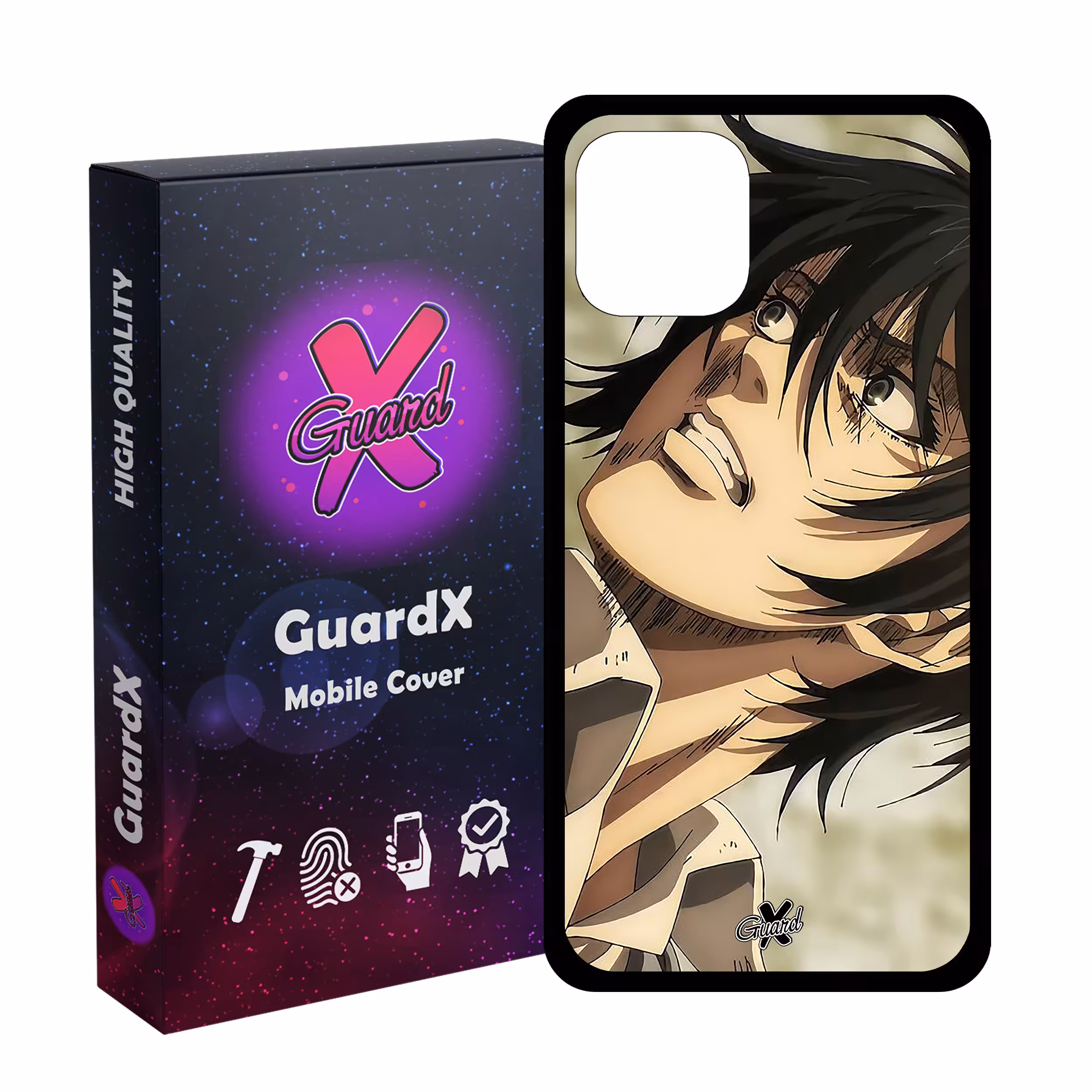 کاور گارد ایکس طرح میکاسا انیمه مدل Glass10546 مناسب برای گوشی موبایل اپل iPhone 11 Pro