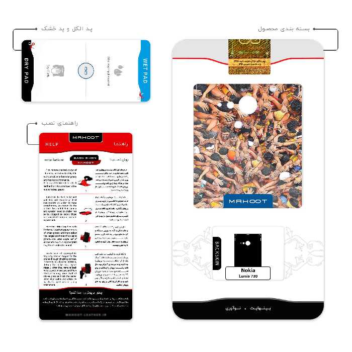 برچسب پوششی ماهوت مدل Indian Celebration مناسب برای گوشی موبایل نوکیا Lumia 730