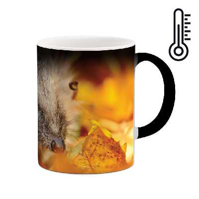 ماگ حرارتی طرح جوجه تیغی مدل mgph01521