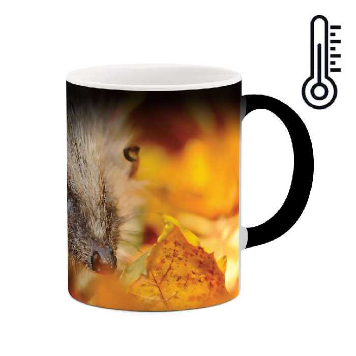 ماگ حرارتی طرح جوجه تیغی مدل mgph01521