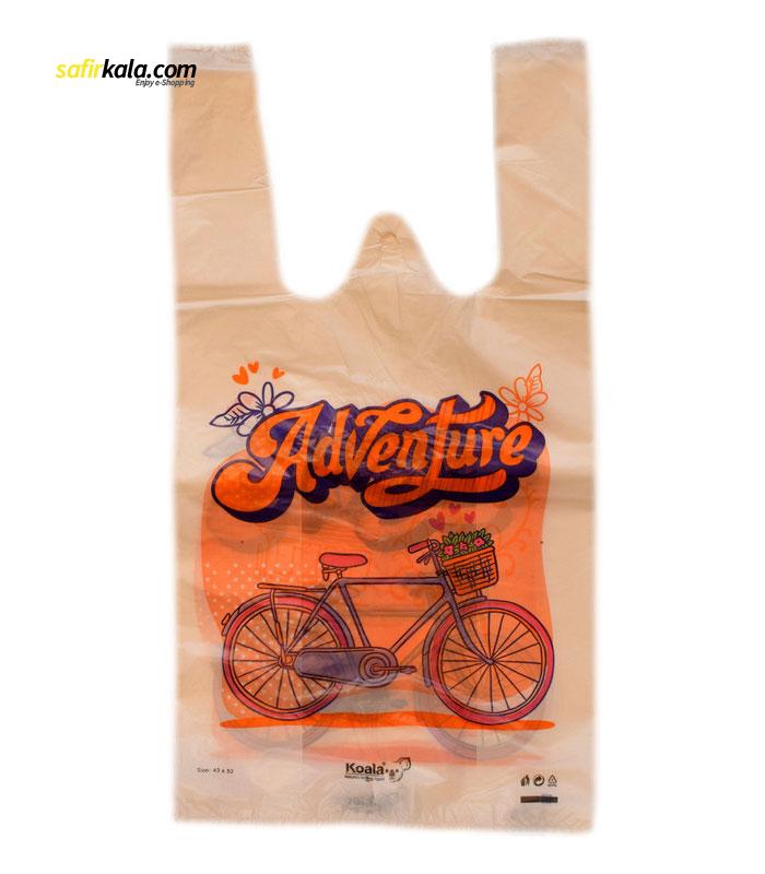 کیسه خرید کوالا مدل Bicycle4352 بسته 100 عددی