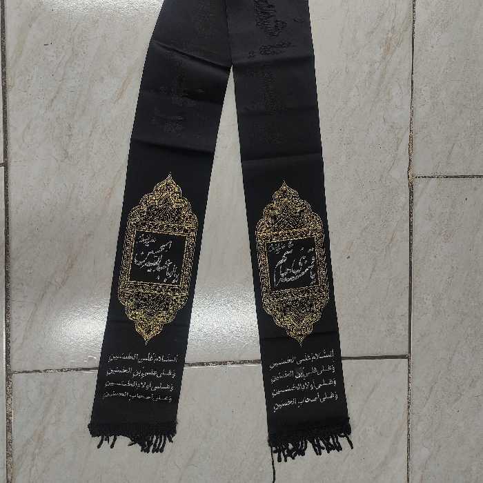 شال گردن محرمی طلابافت یک متر و هفتاد سانتی متر