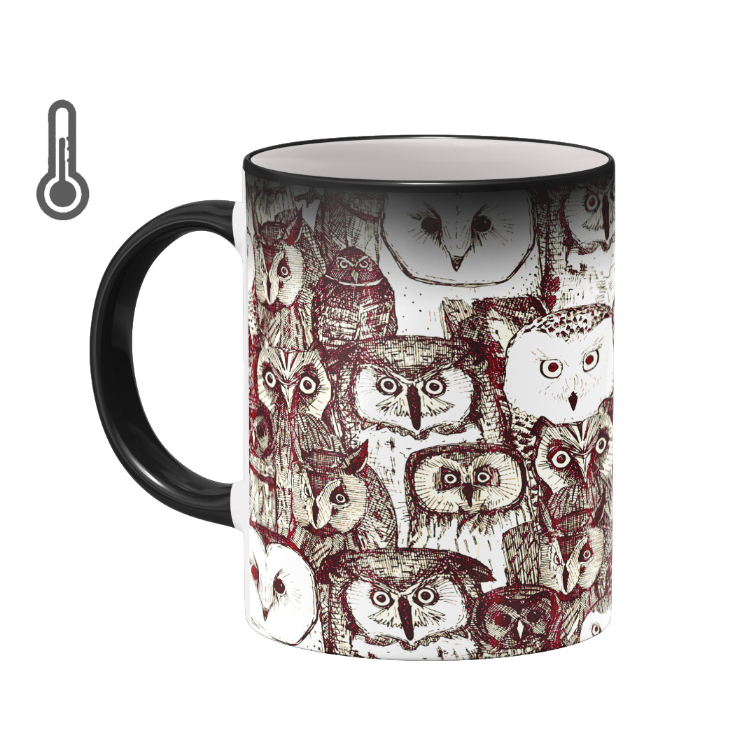 ماگ حرارتی  بیگ ماگ مدل جغد کد 1414