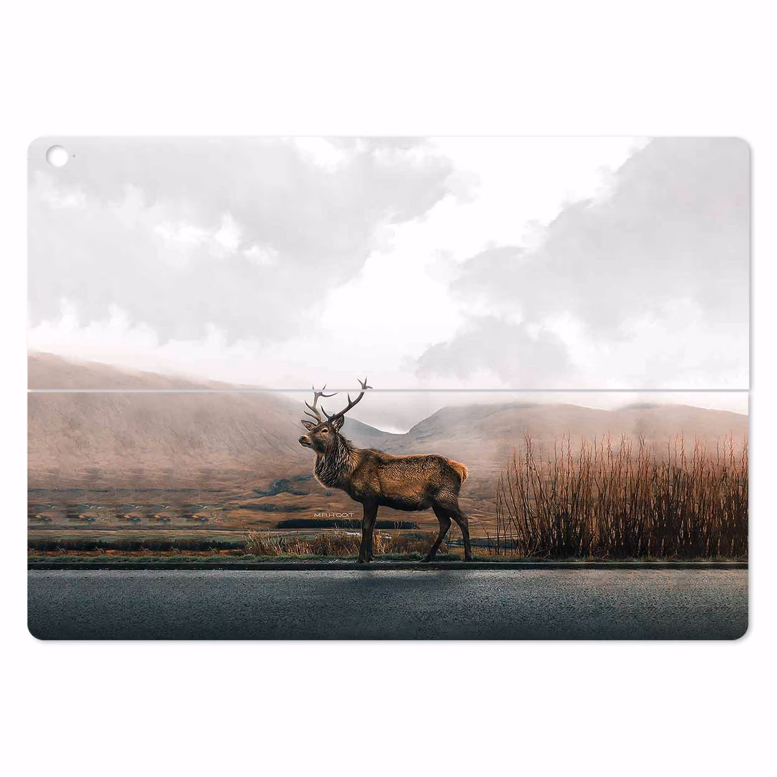 برچسب پوششی ماهوت مدل Horned Deer مناسب برای تبلت ایسوس Transformer 3 Pro 2016