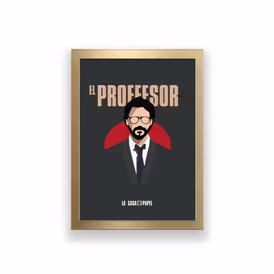 تابلو طرح پروفسور سریال money heist