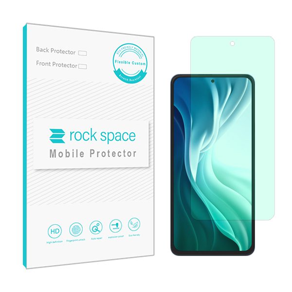 گلس شیائومی mi 11 مدل نانو هیدروژل گرین لایت برند راک اسپیس کد S