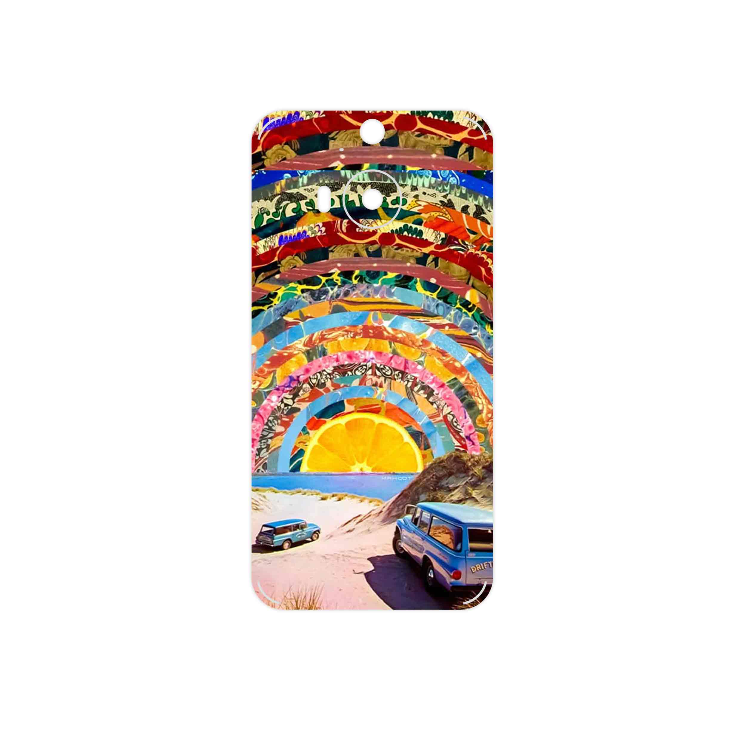 برچسب پوششی ماهوت مدل Collage of Orange Sky مناسب برای گوشی موبایل اچ تی سی One M9 Plus